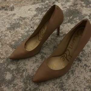 Sam Edelman patent leather (tan) heels